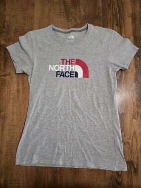 The North Face Women's Grey Logo Crewneck Tee